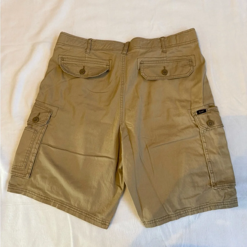 Lee Men's Khaki Cargo Utility Shorts Size 38 - Picture 4 of 6